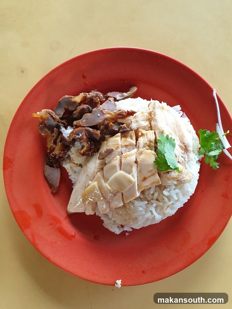 Hainanese Chicken Rice Plate