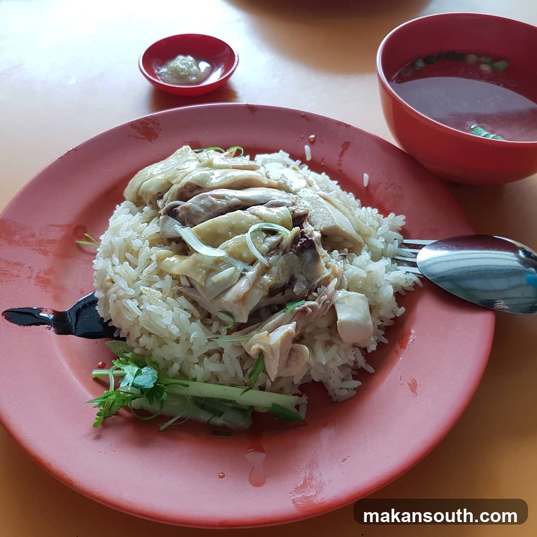 Hainanese Chicken Rice Plate