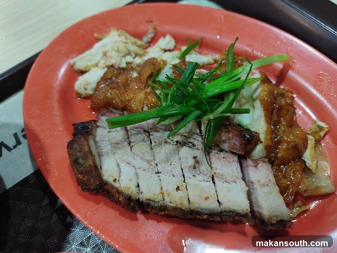 Roasted Pork Plate with Green Onions