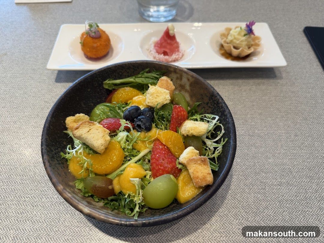 Fruit Salad and Appetizers