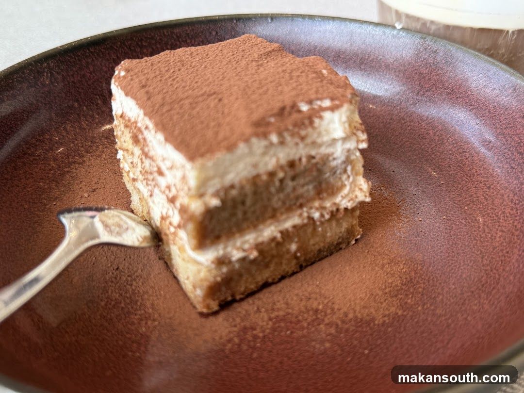Tiramisu Slice on Plate