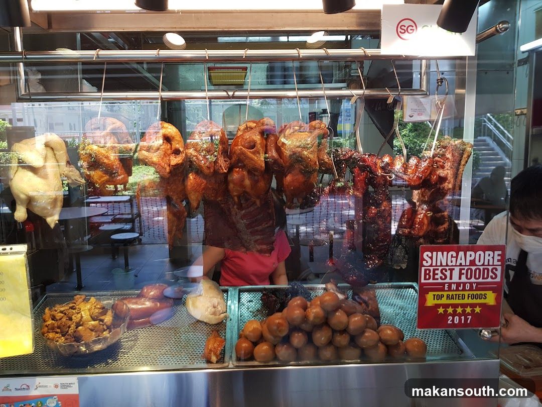 Roasted Meat Stall Display