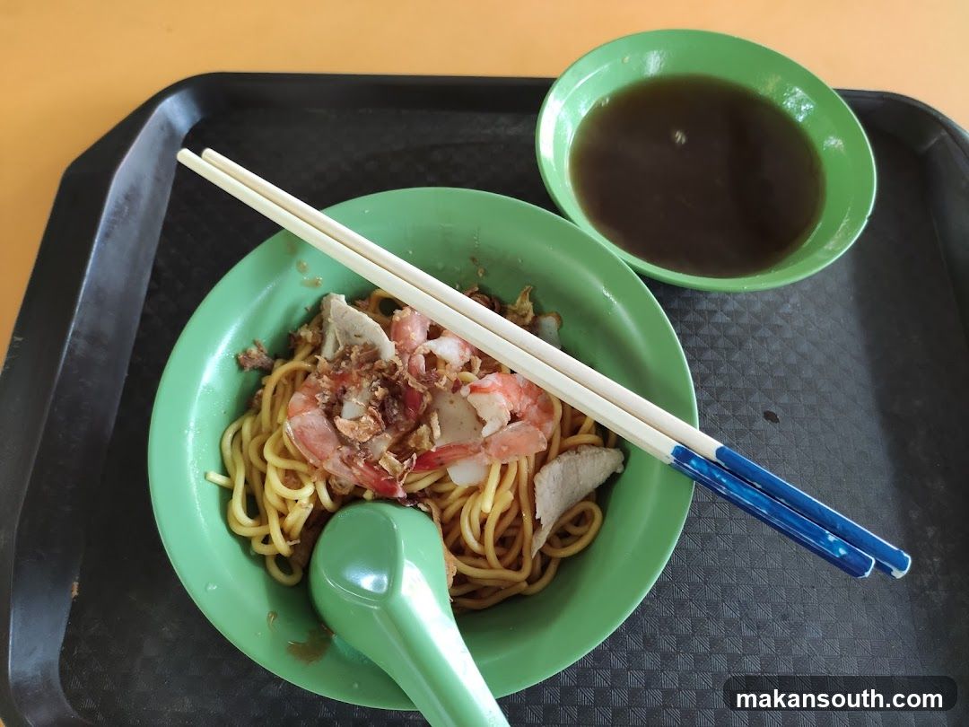 Noodle Bowl with Chopsticks and Soup