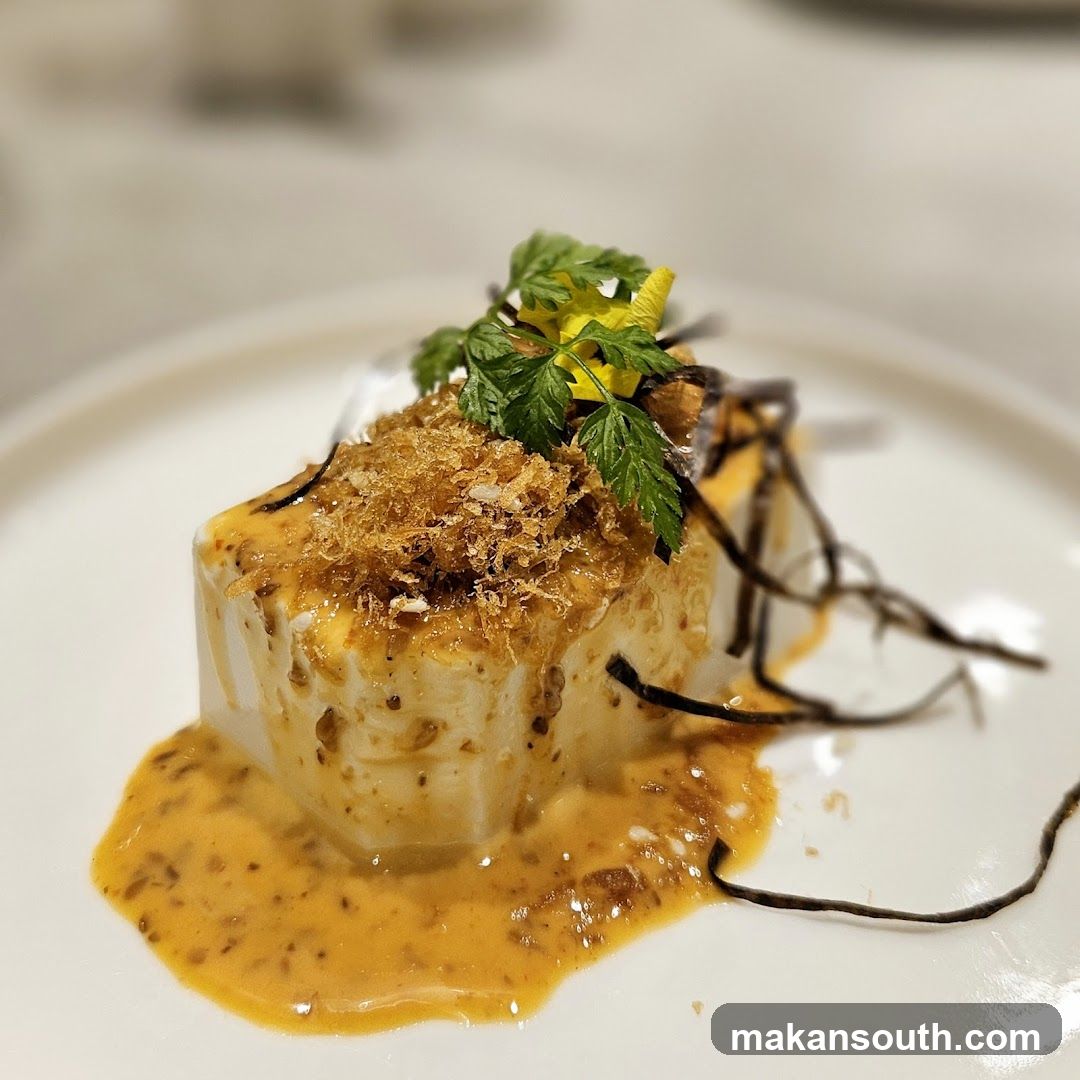 Stuffed Tofu with Sesame Sauce