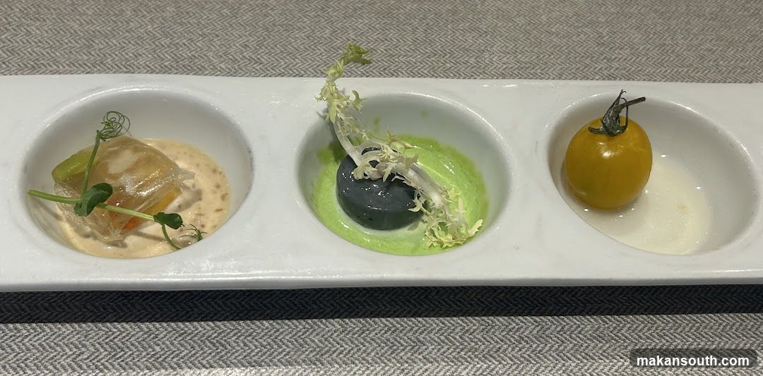 Three-Compartment Dessert Platter