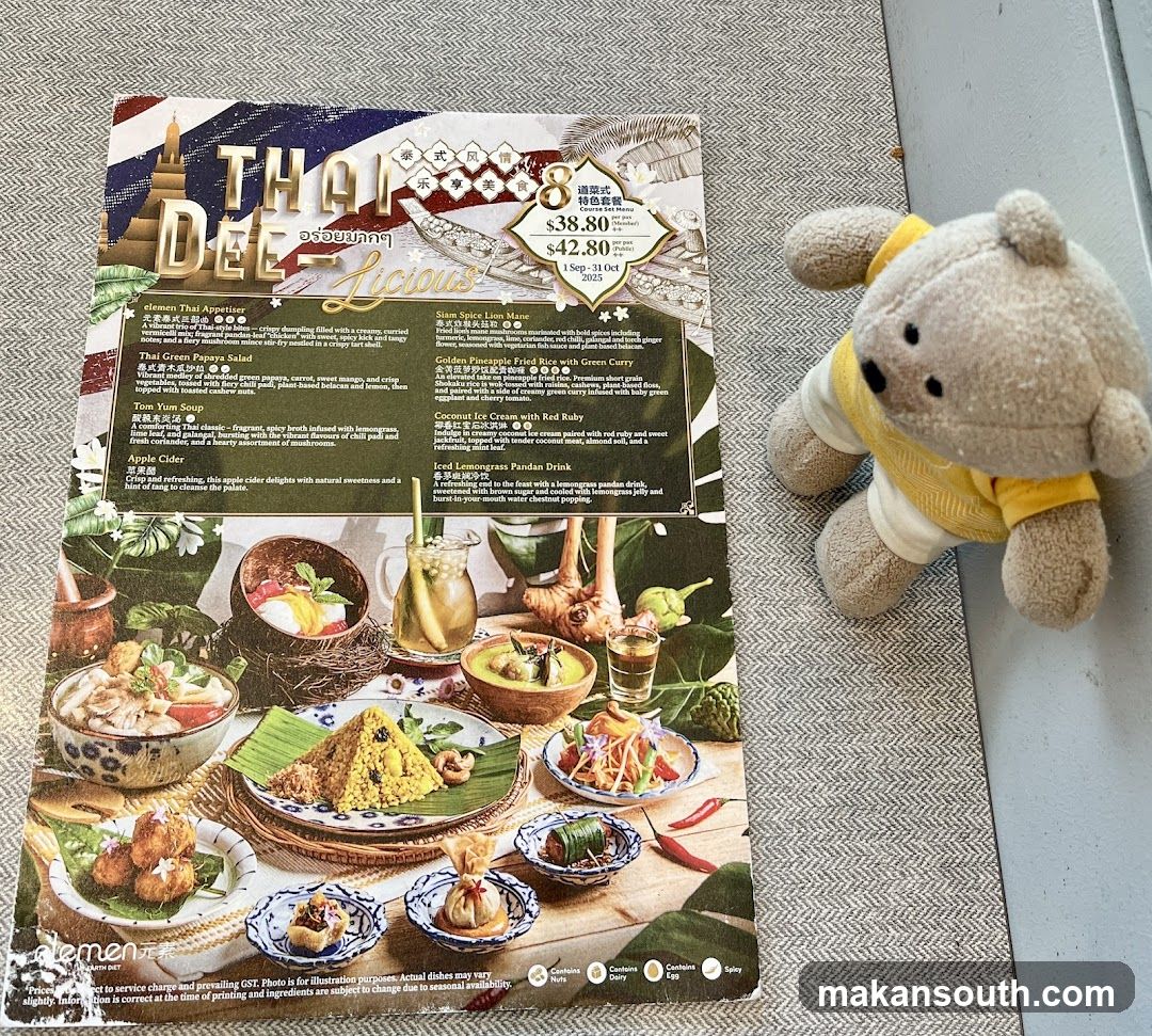 Thai Dee Licious Menu