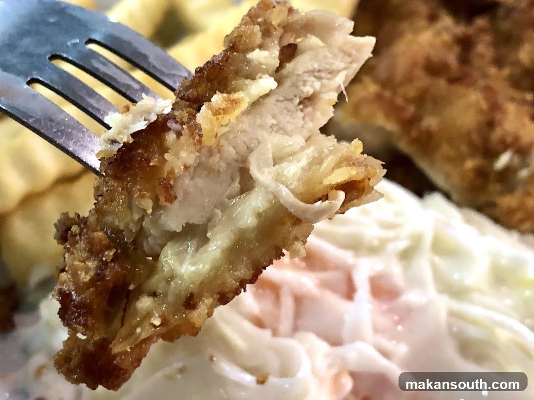 Fried Chicken with Coleslaw