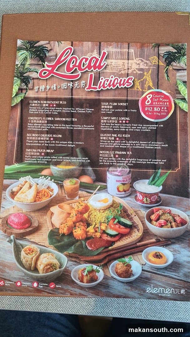 Local Licious Menu