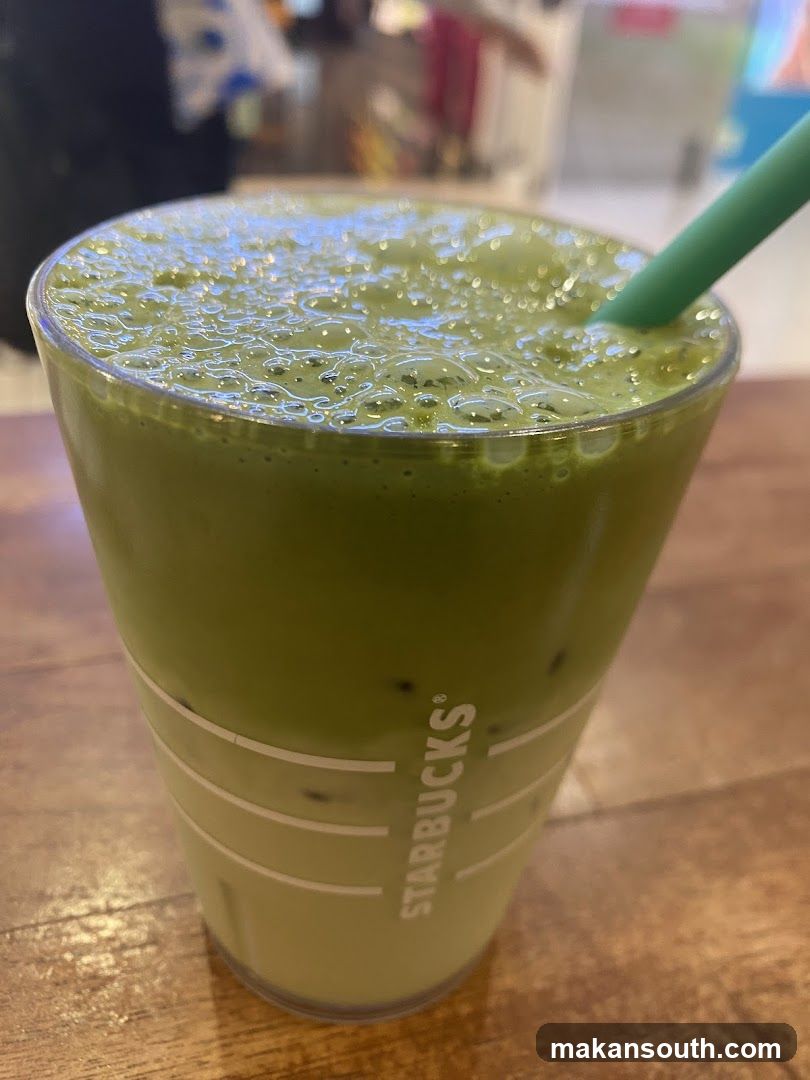 Matcha Latte at Starbucks