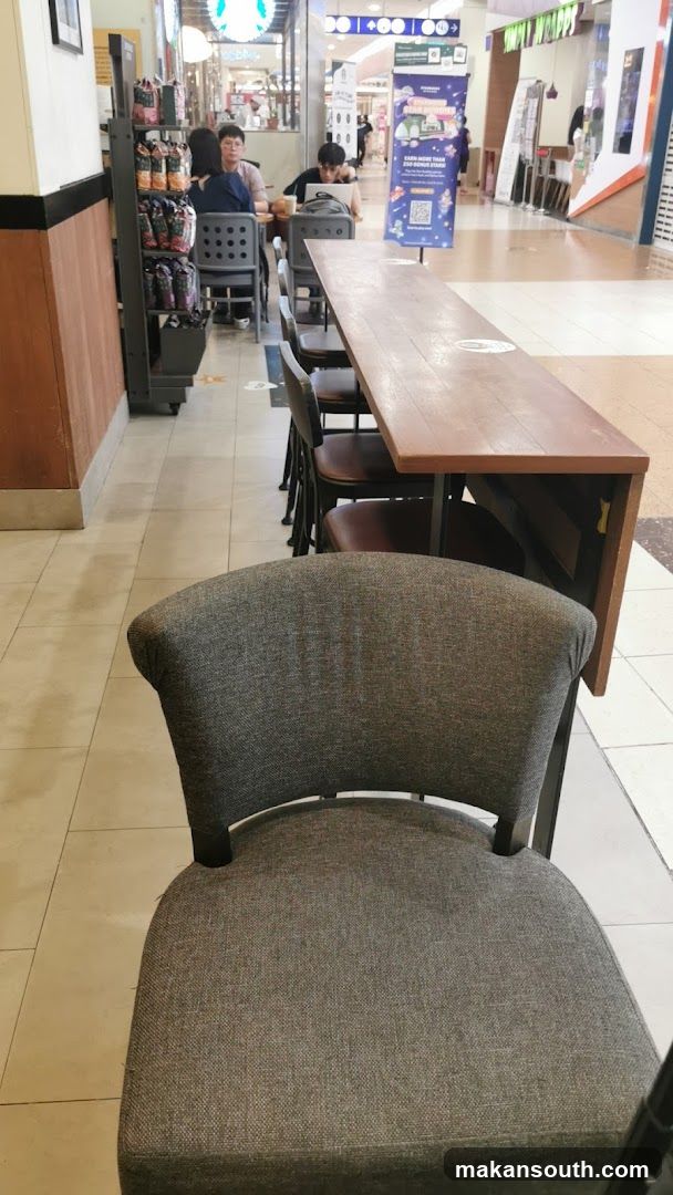 Seating Area in Mall Food Court