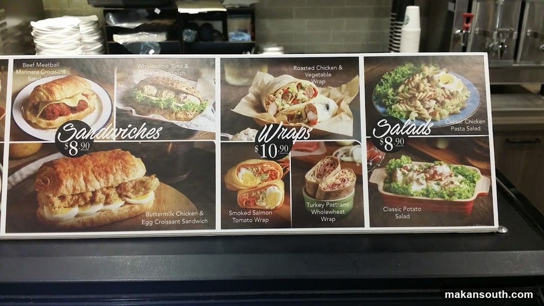 Sandwiches, Wraps & Salads Menu Board