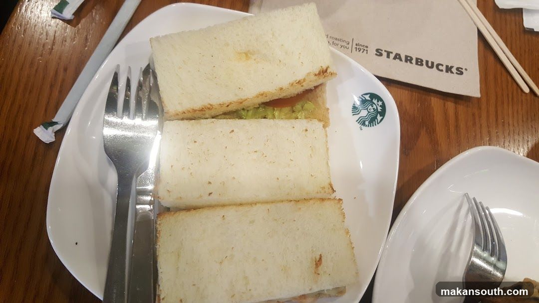 Starbucks Sandwich Plate
