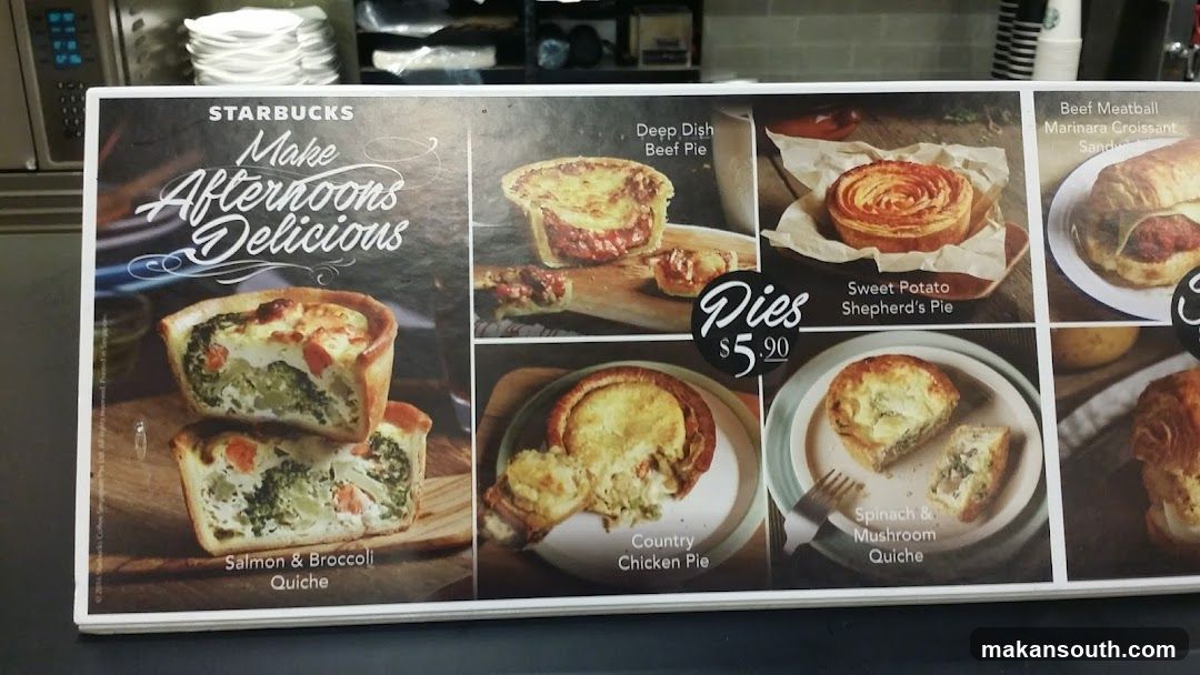 Starbucks Afternoon's Delicious Menu Board