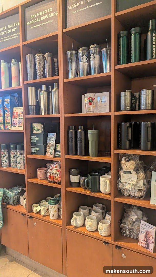 Starbucks Merchandise Display