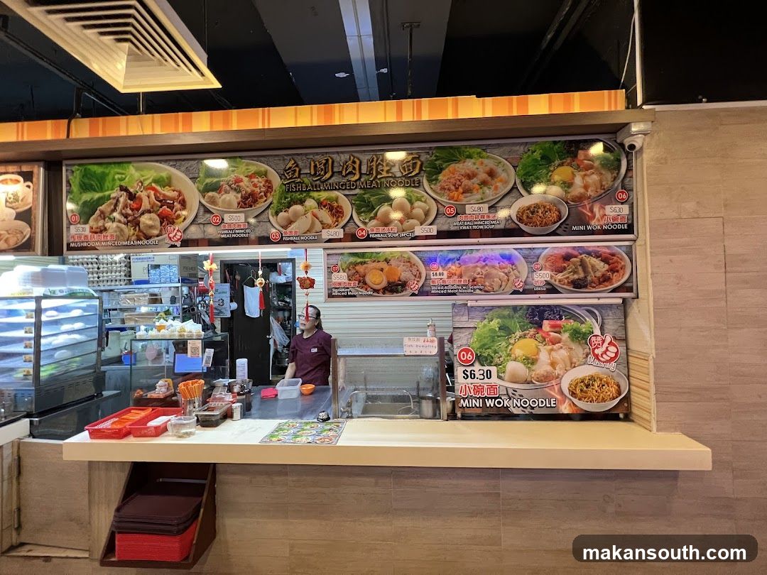 Food Stall Interior View