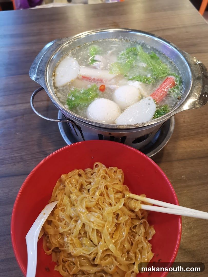 Noodle and Hot Pot Meal