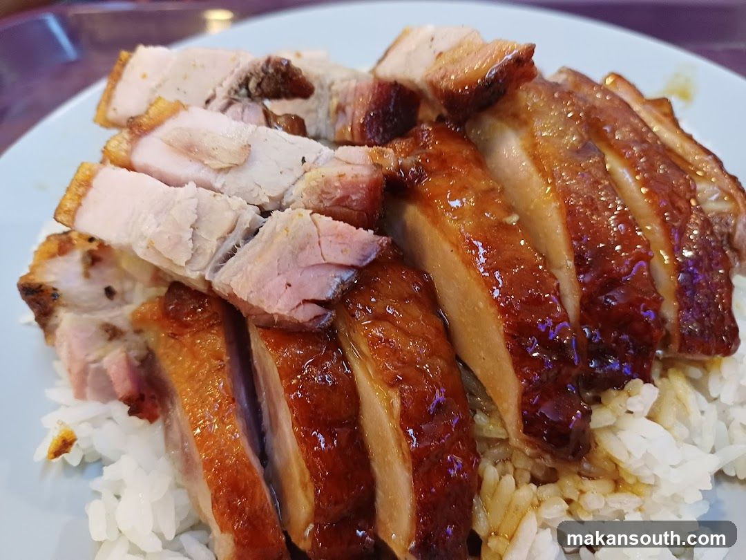 Roast Chicken Rice Plate