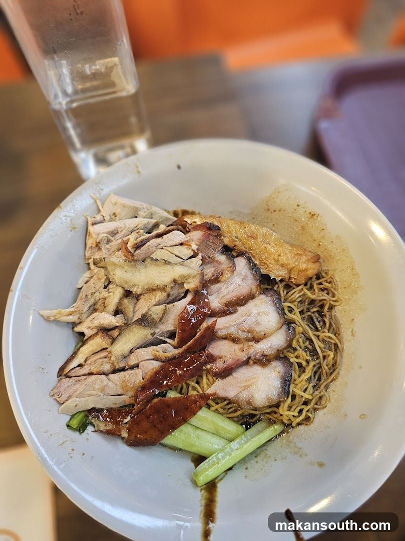 Noodle Dish with Meat and Vegetables