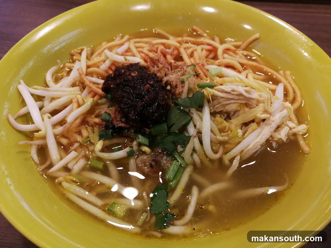 Bowl of Noodles with Toppings
