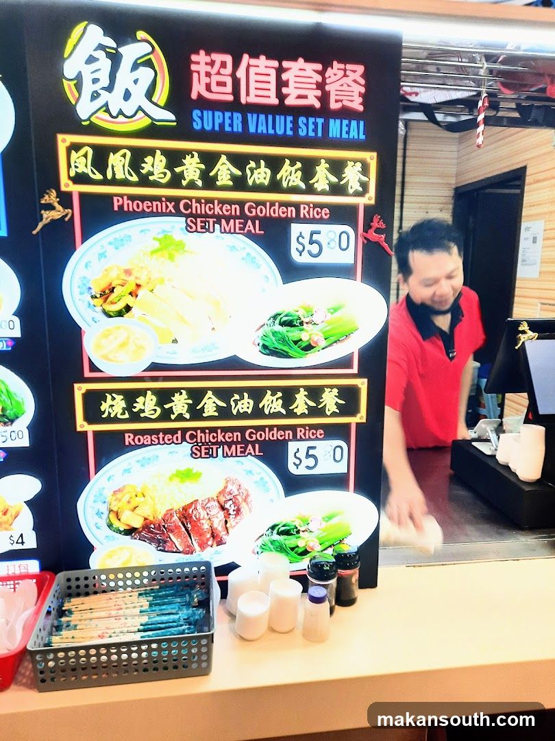 Food Stall Counter View