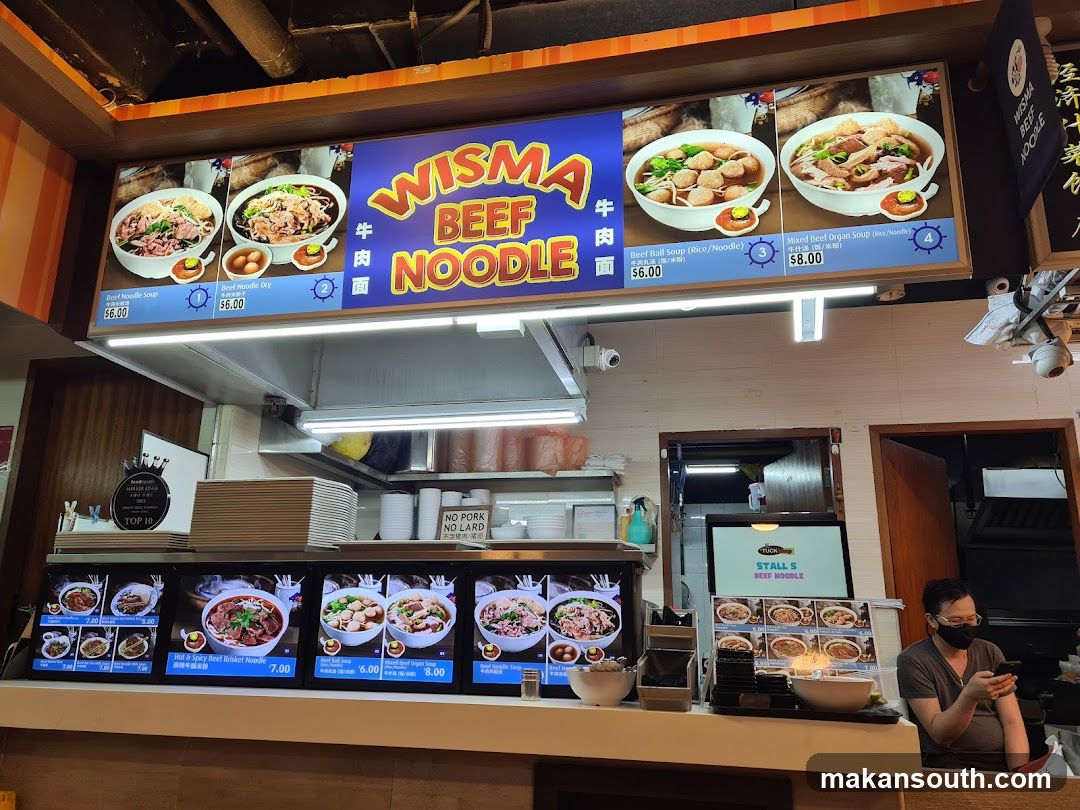 Wisma Beef Noodle Stall Interior