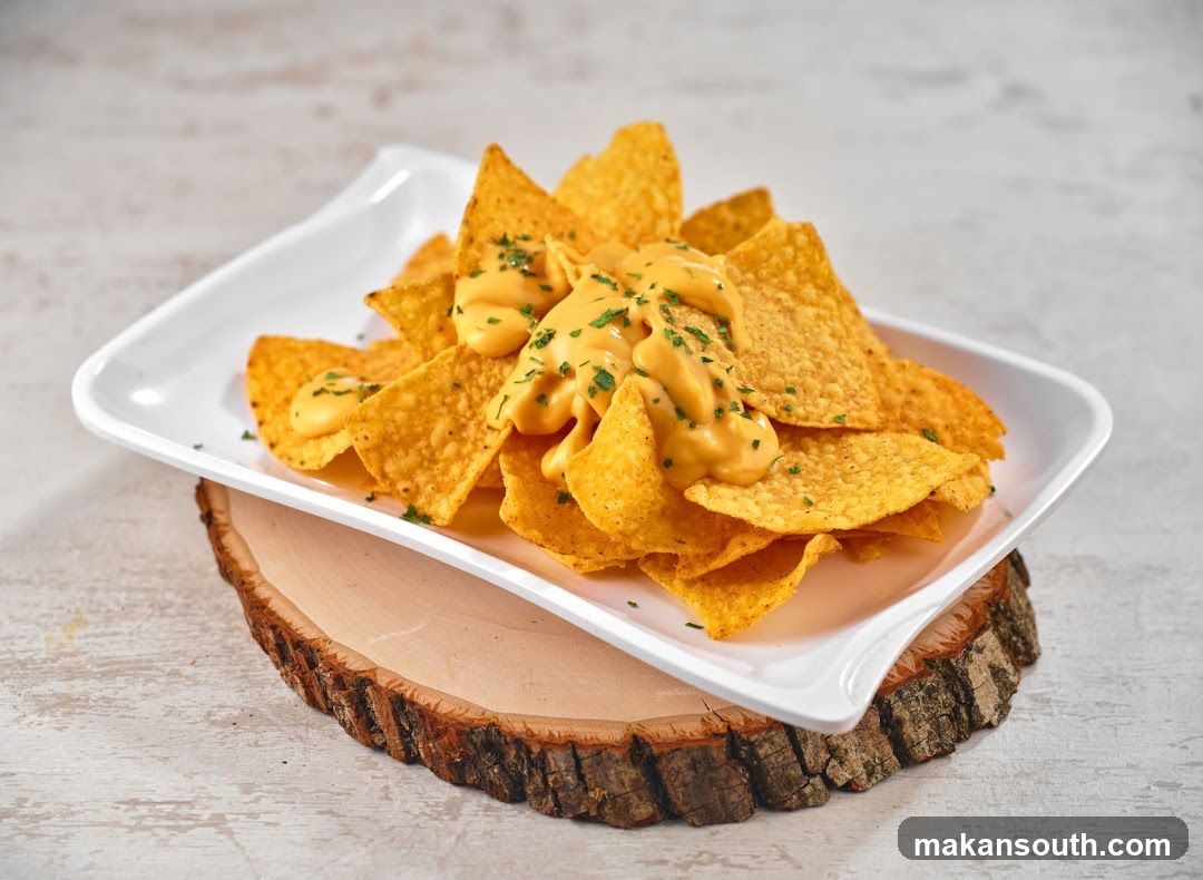 Nachos with Cheese Sauce