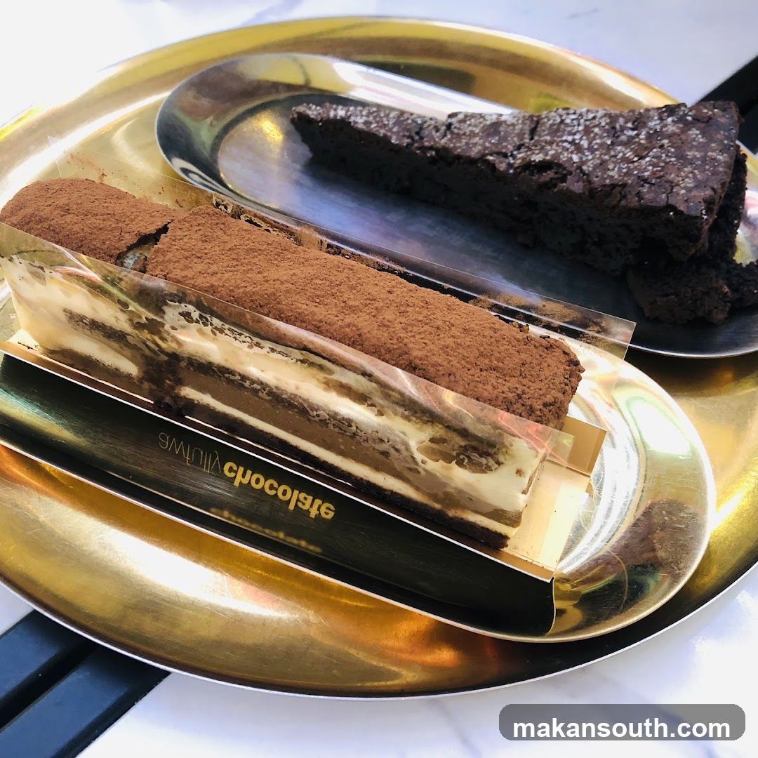 Chocolate Desserts on Display