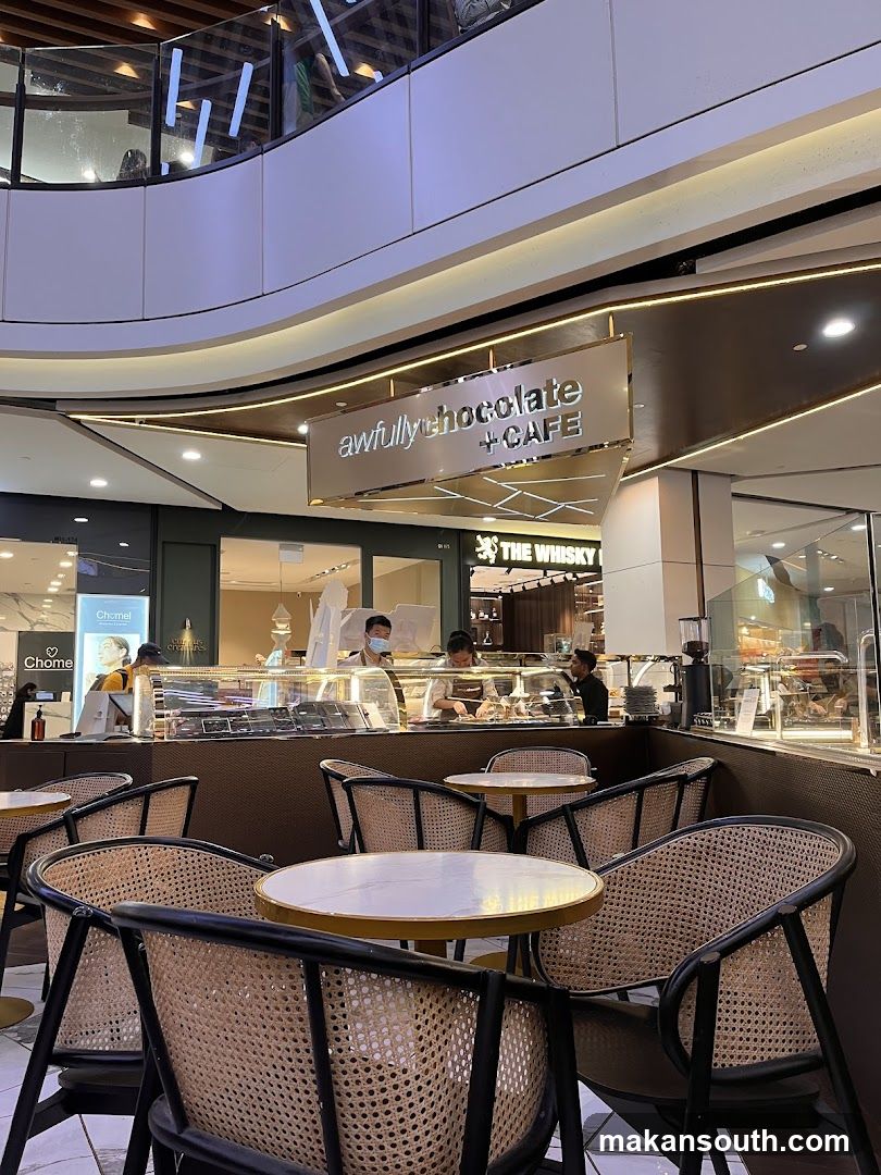 awfully chocolate + CAFE interior