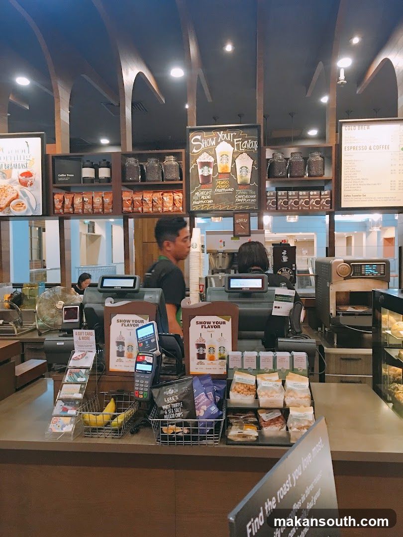 Starbucks Counter Interior