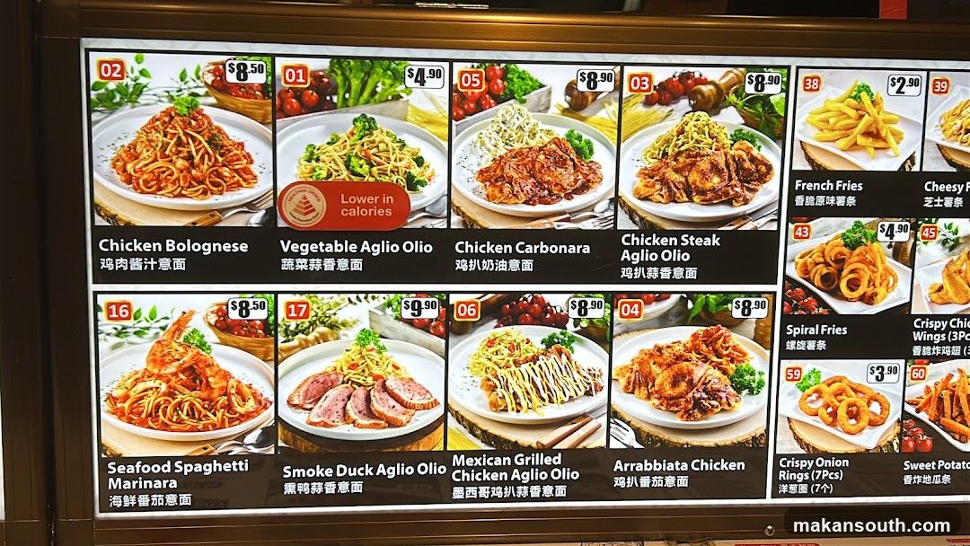 Chinese Restaurant Menu Board
