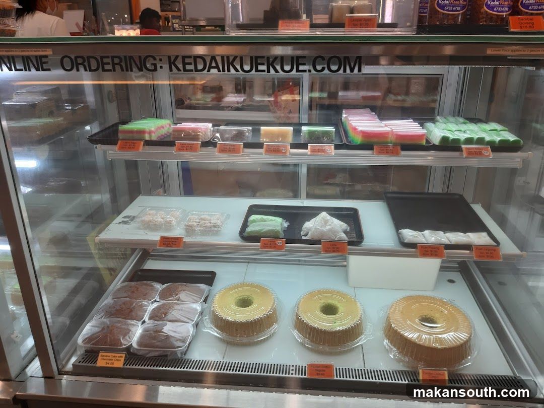 Display Case with Desserts