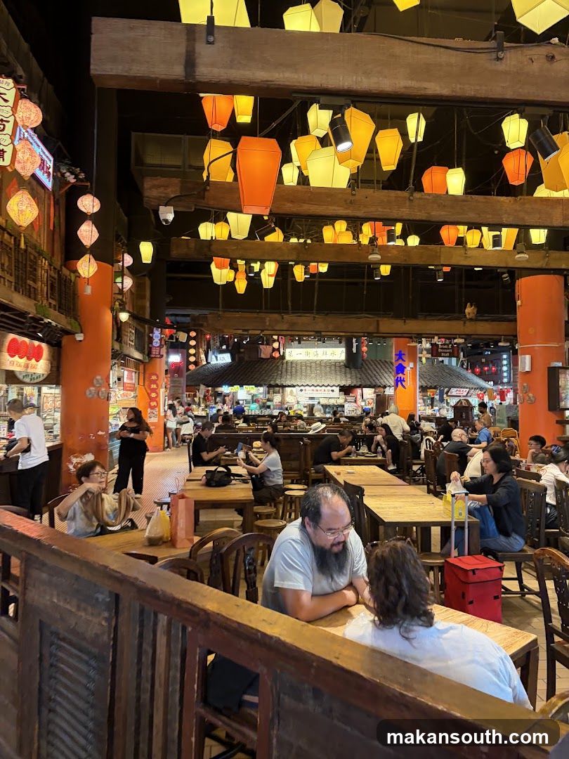 Night Market Dining Area