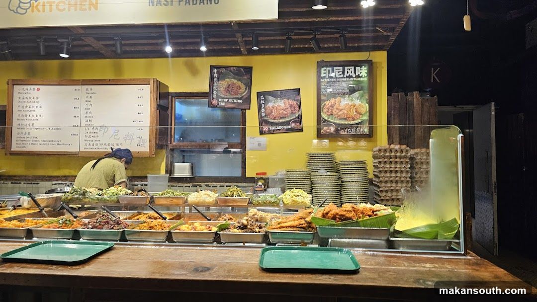 Indonesian Food Stall Display
