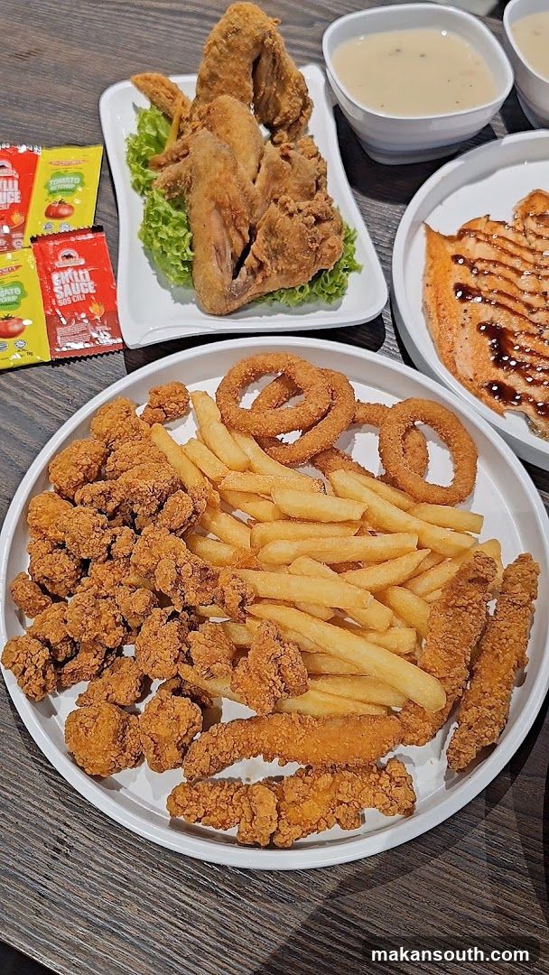 Fried Chicken and Fries Meal