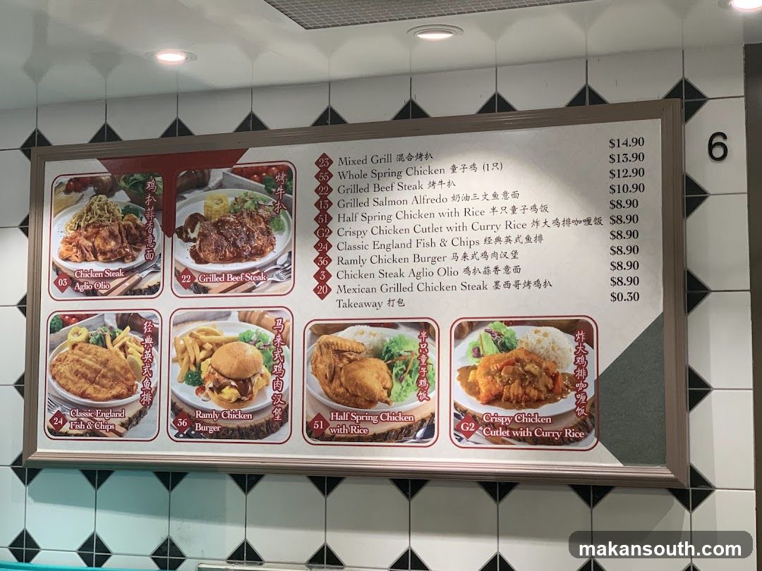 Dining Menu Board