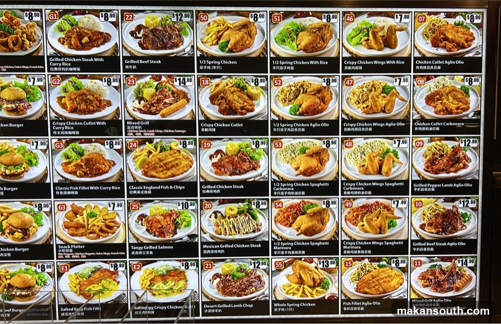 Restaurant Menu Board
