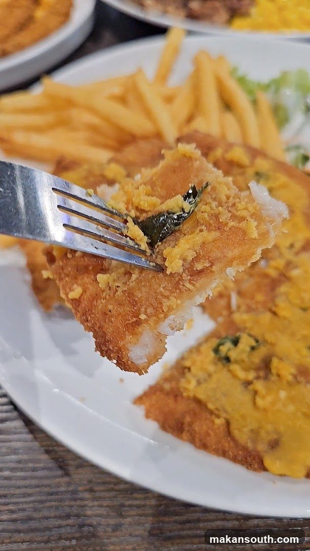 Breaded Fish with Fries