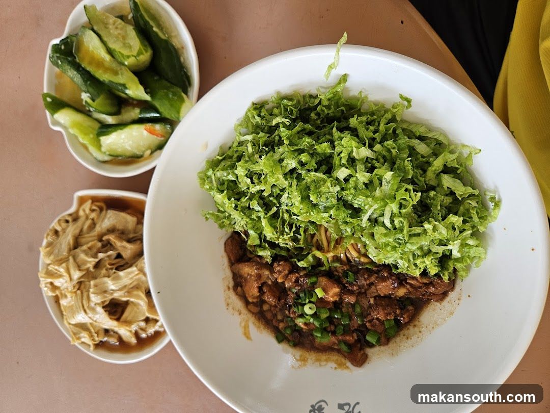 Noodle Bowl with Side Dishes