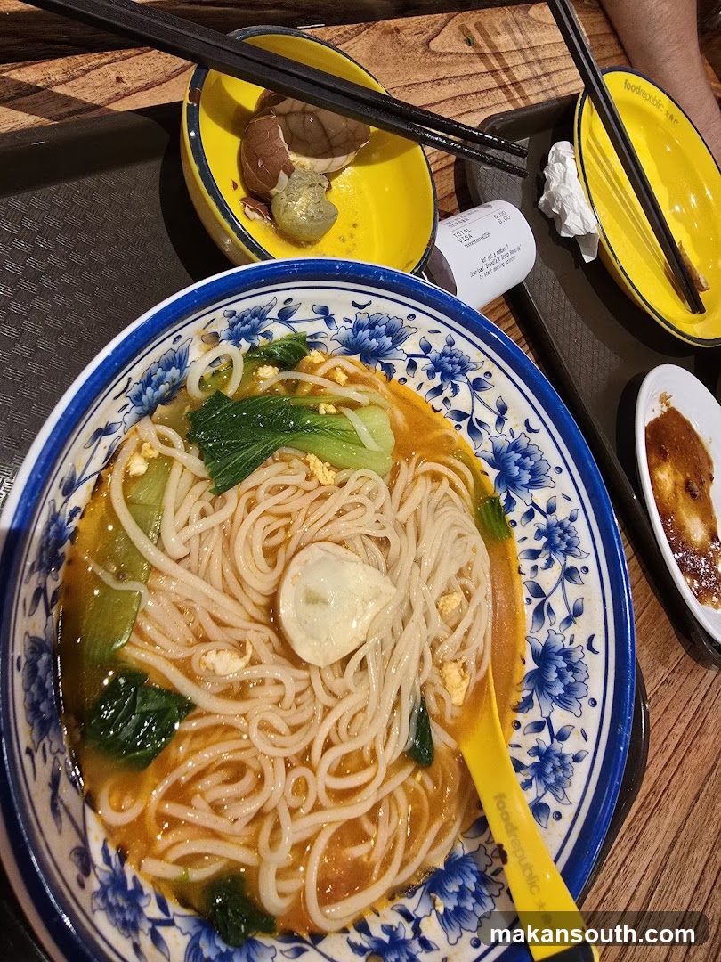 Noodle Bowl with Side Dishes