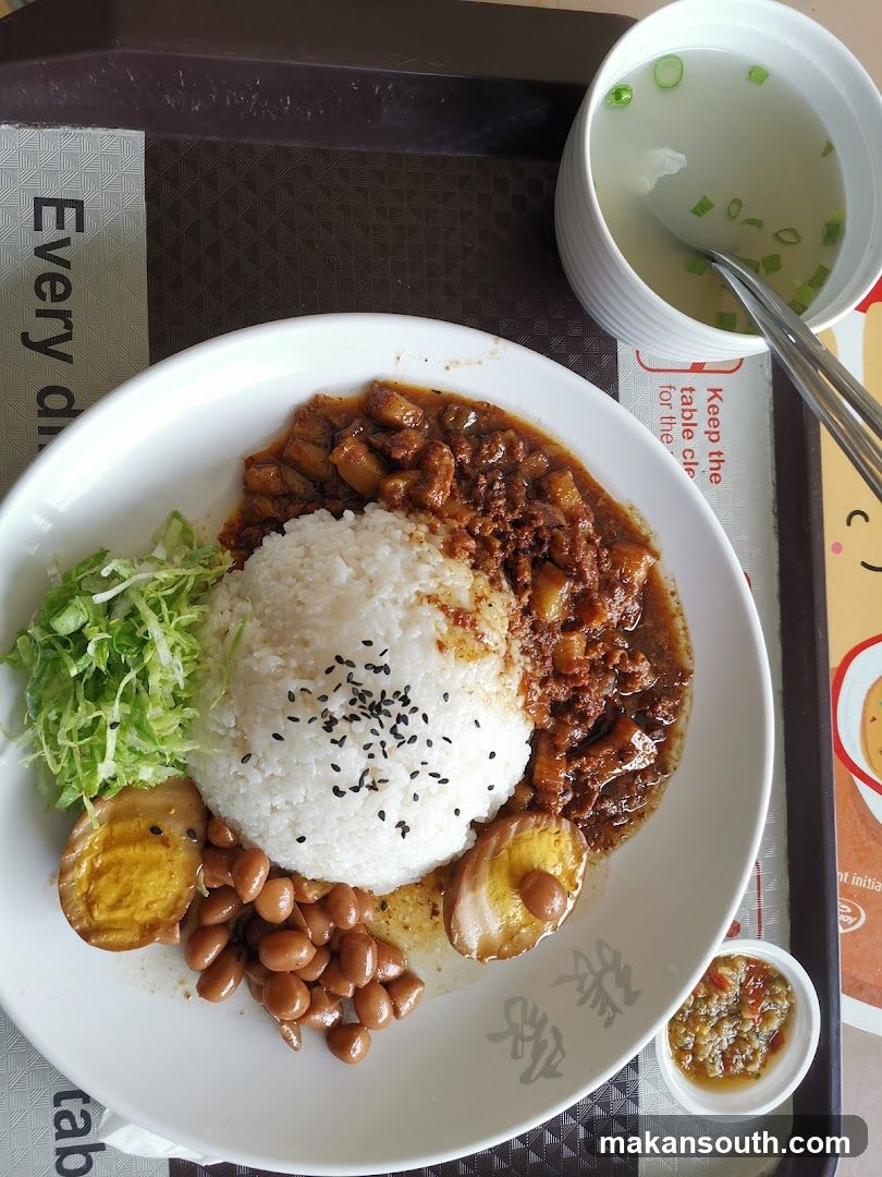 Curry Rice Bowl with Side Dishes