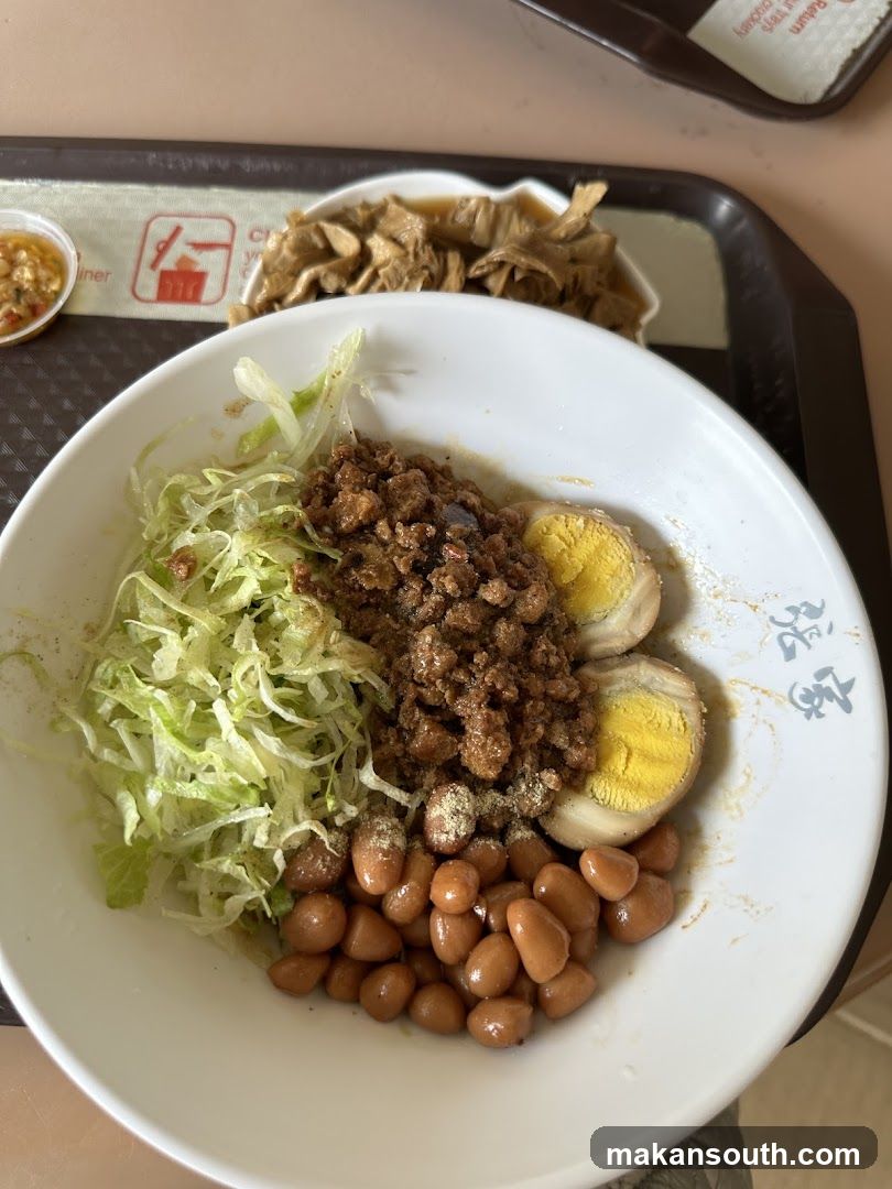 Bowl of Noodles with Toppings
