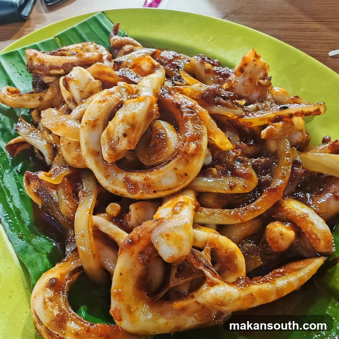 Spicy Squid Dish