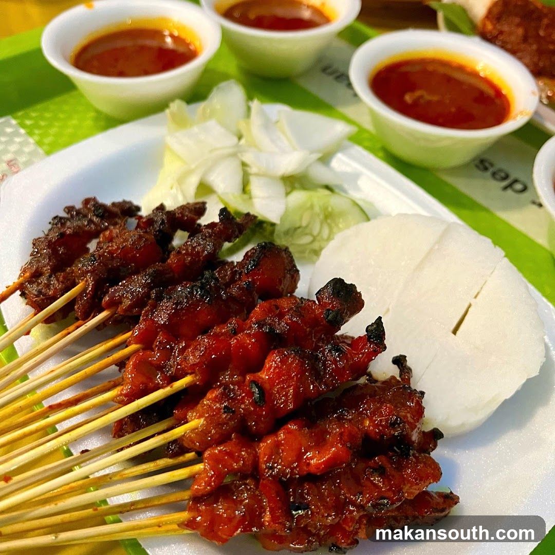 Grilled Satay Skewers with Dipping Sauces