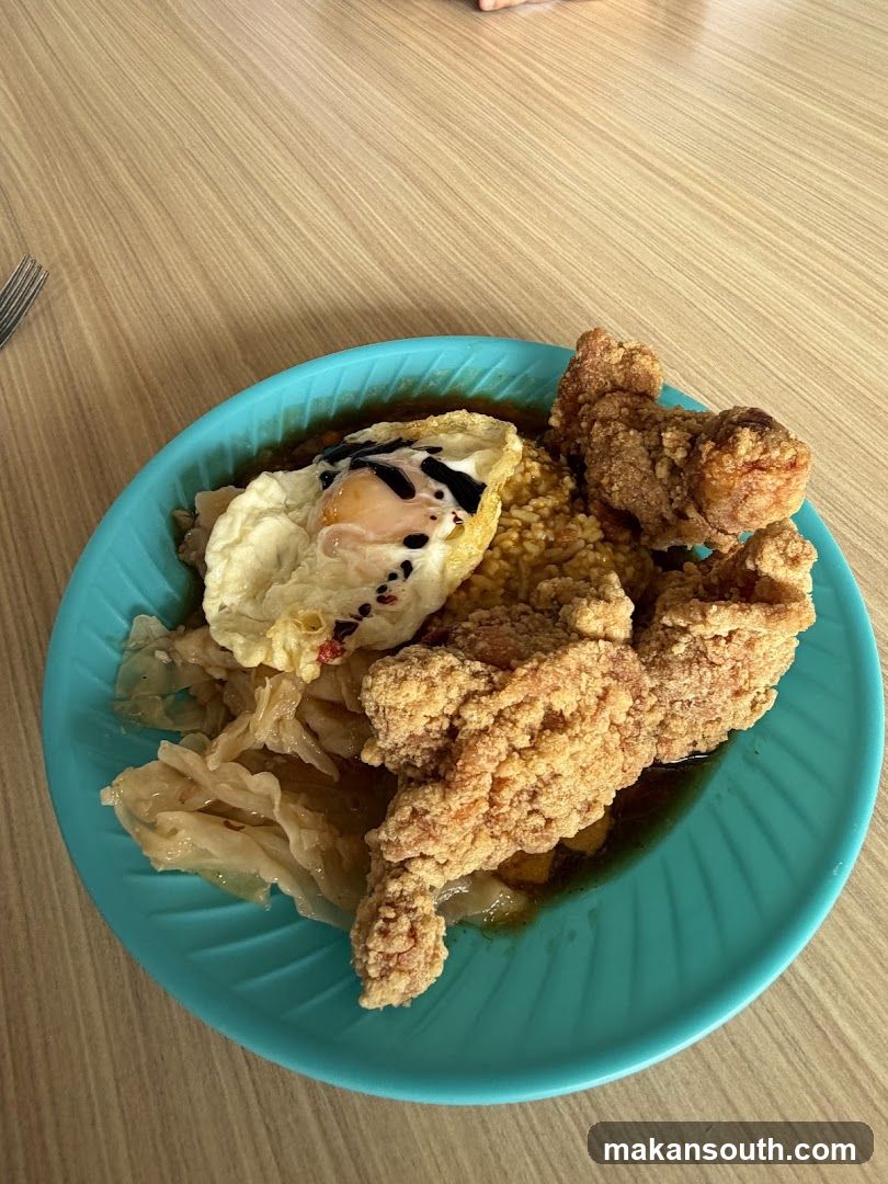 Fried Chicken and Rice Bowl