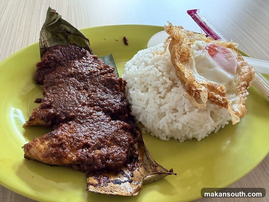 Grilled Fish with Sambal and Fried Egg Rice