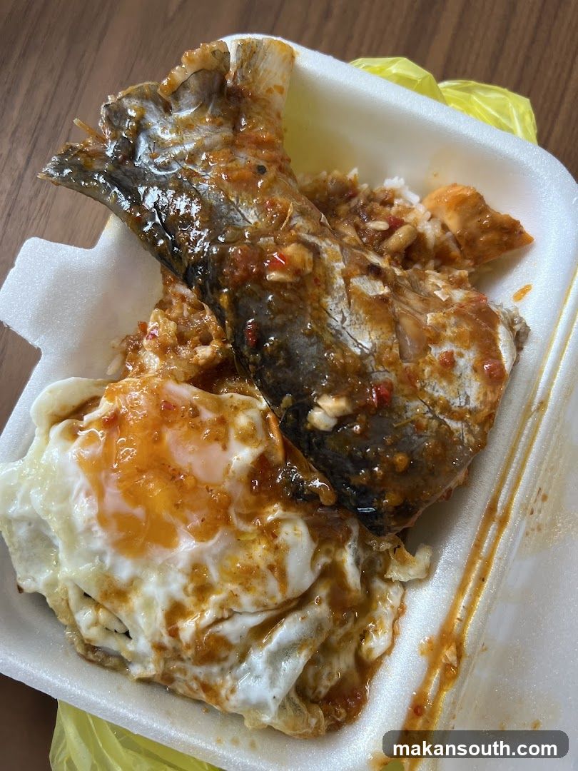 Fish and Fried Egg Rice Bowl