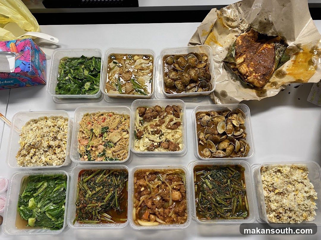Takeout Meal Spread