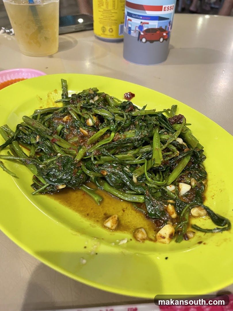 Stir-fried Greens with Garlic Sauce