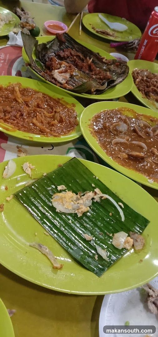 Food Table with Dishes