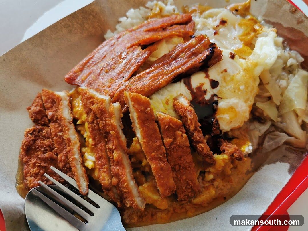 Fried Rice with Meat and Egg